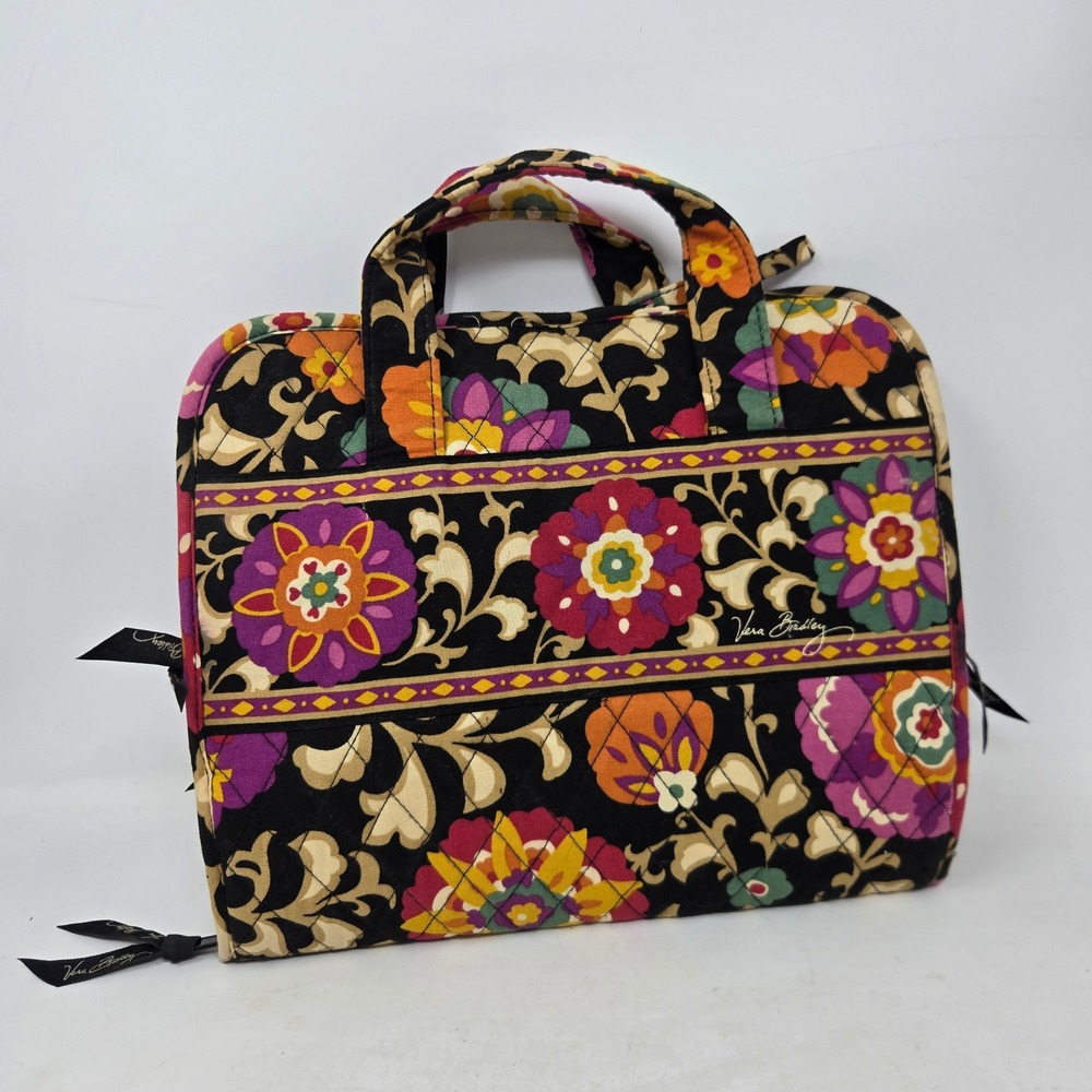 Vera Bradley Suzani Quilted Hanging Travel Organizer‎ Floral Toiletry Bag